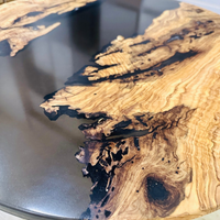 Live edge Olive Wood Resin Table thumbnail