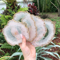 Epoxy Resin Pink Coaster thumbnail