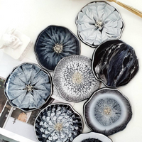 Round Epoxy resin cup coaster thumbnail