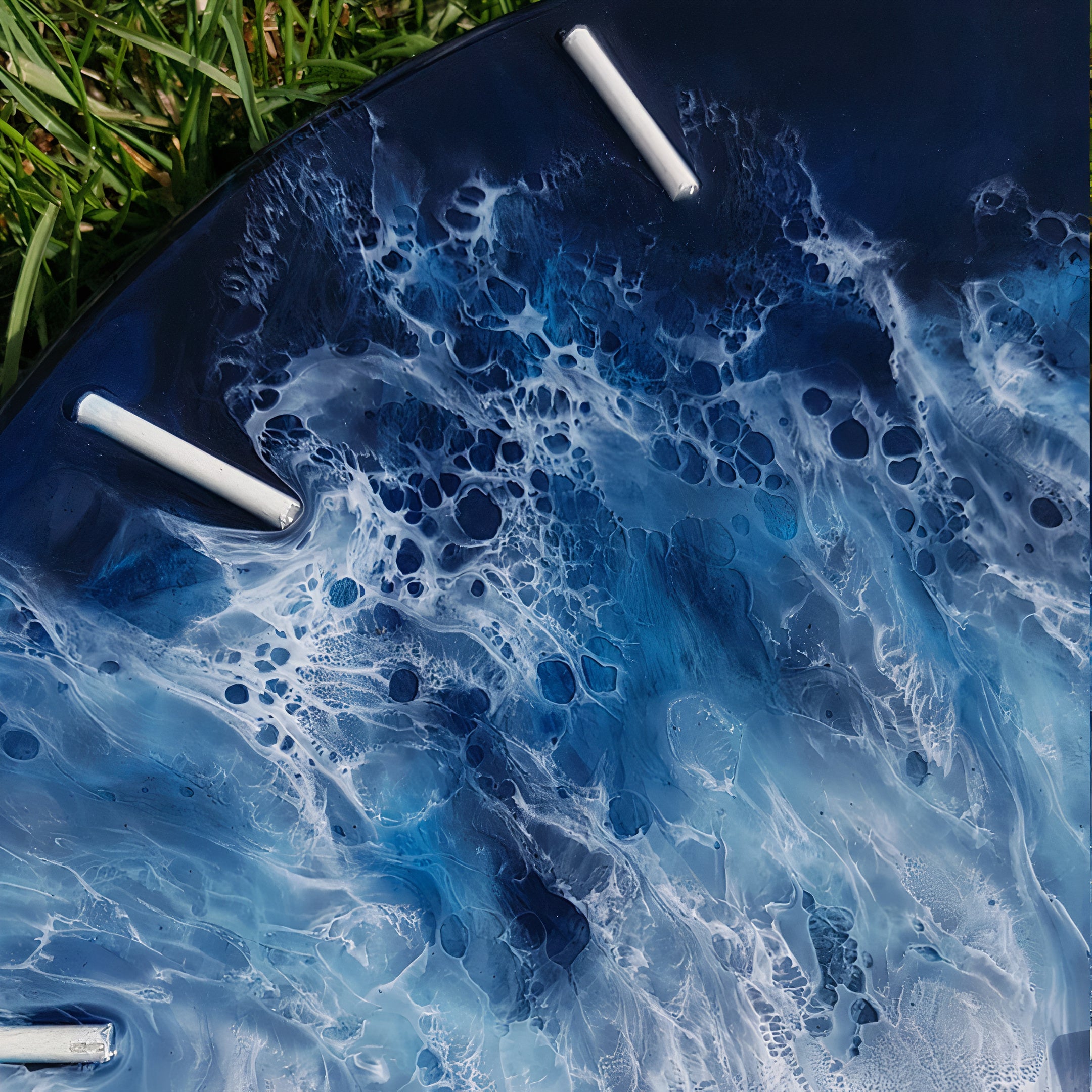 Resin  Ocean Waves clock