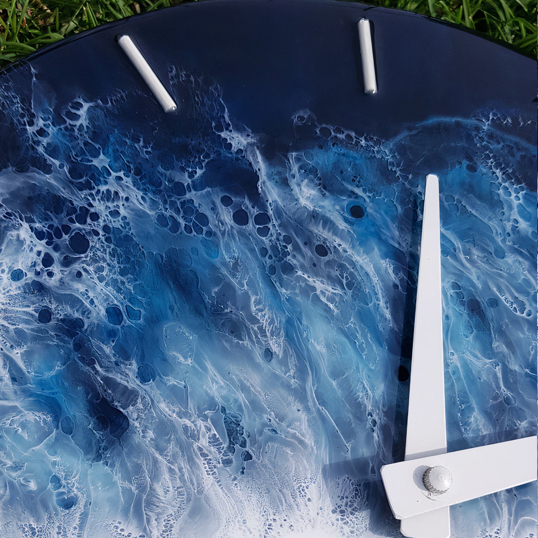 Resin  Ocean Waves clock