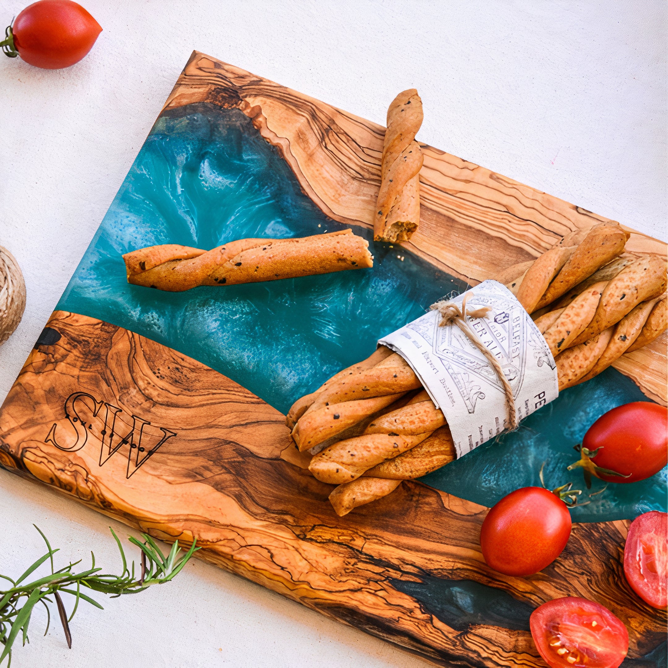 Handmade Olive Wood Charcuterie Board
