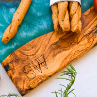 Handmade Olive Wood Charcuterie Board thumbnail