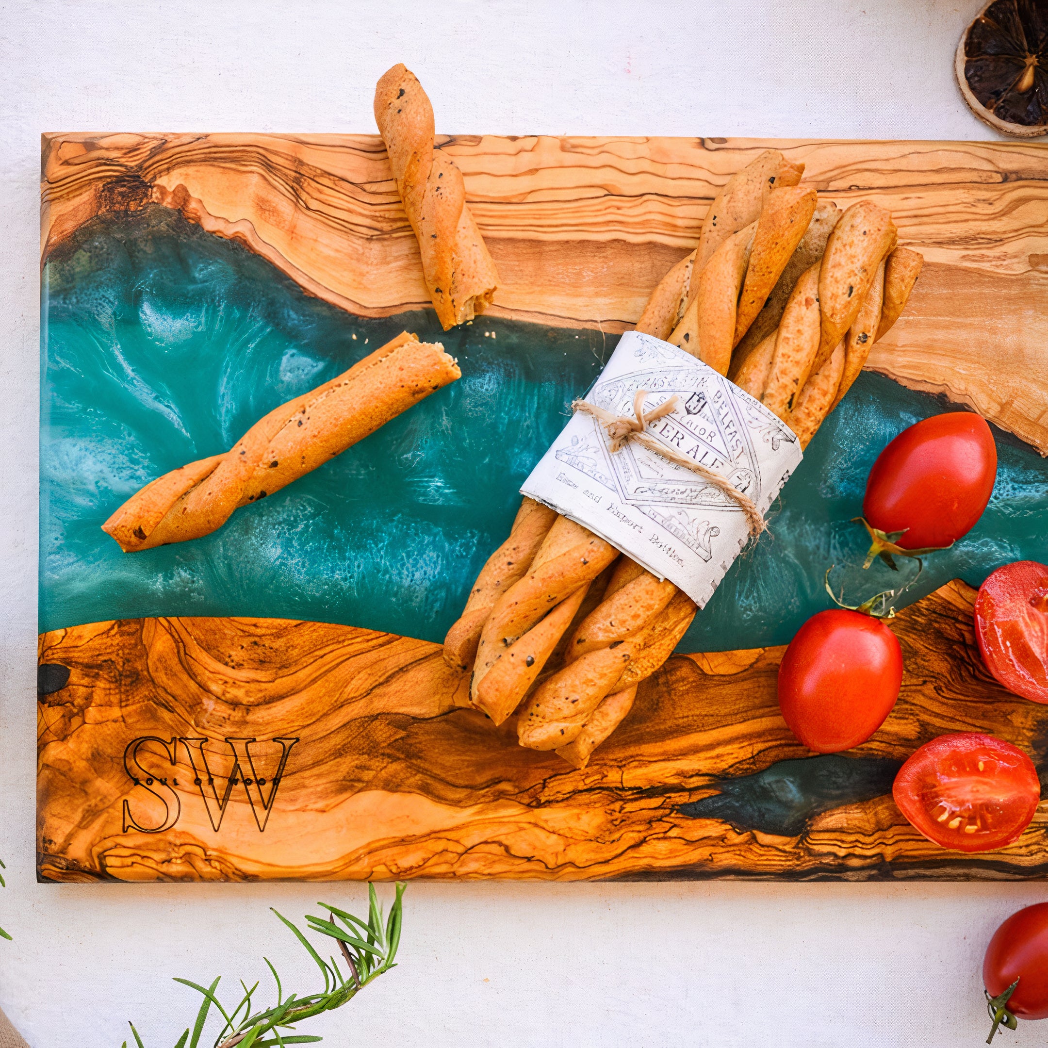 Handmade Olive Wood Charcuterie Board