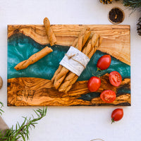 Handmade Olive Wood Charcuterie Board thumbnail