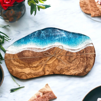 Personalized Resin Olive Wood Serving Board thumbnail