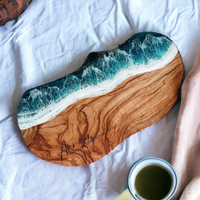 Personalized Resin Olive Wood Serving Board thumbnail