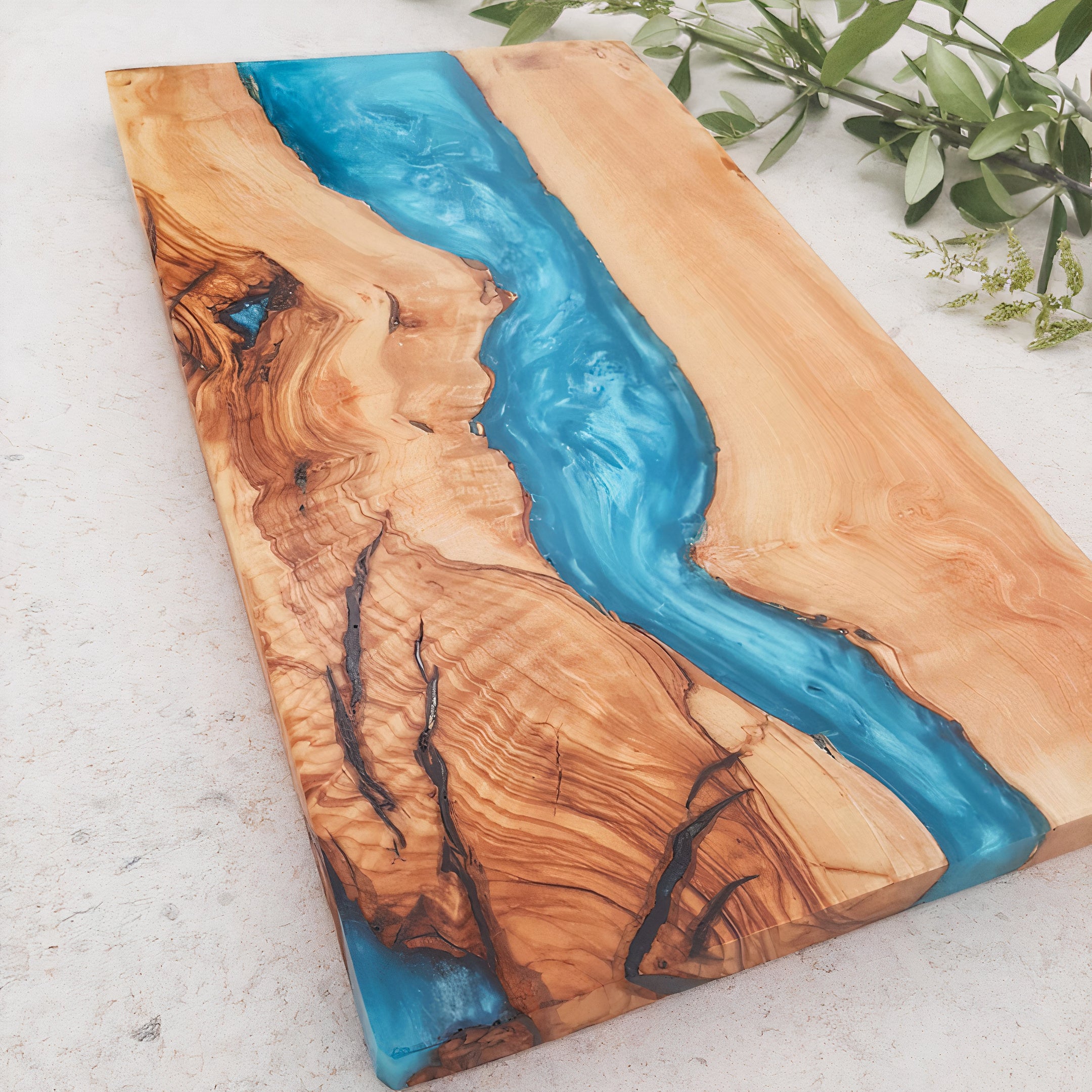 Epoxy River Cutting Board