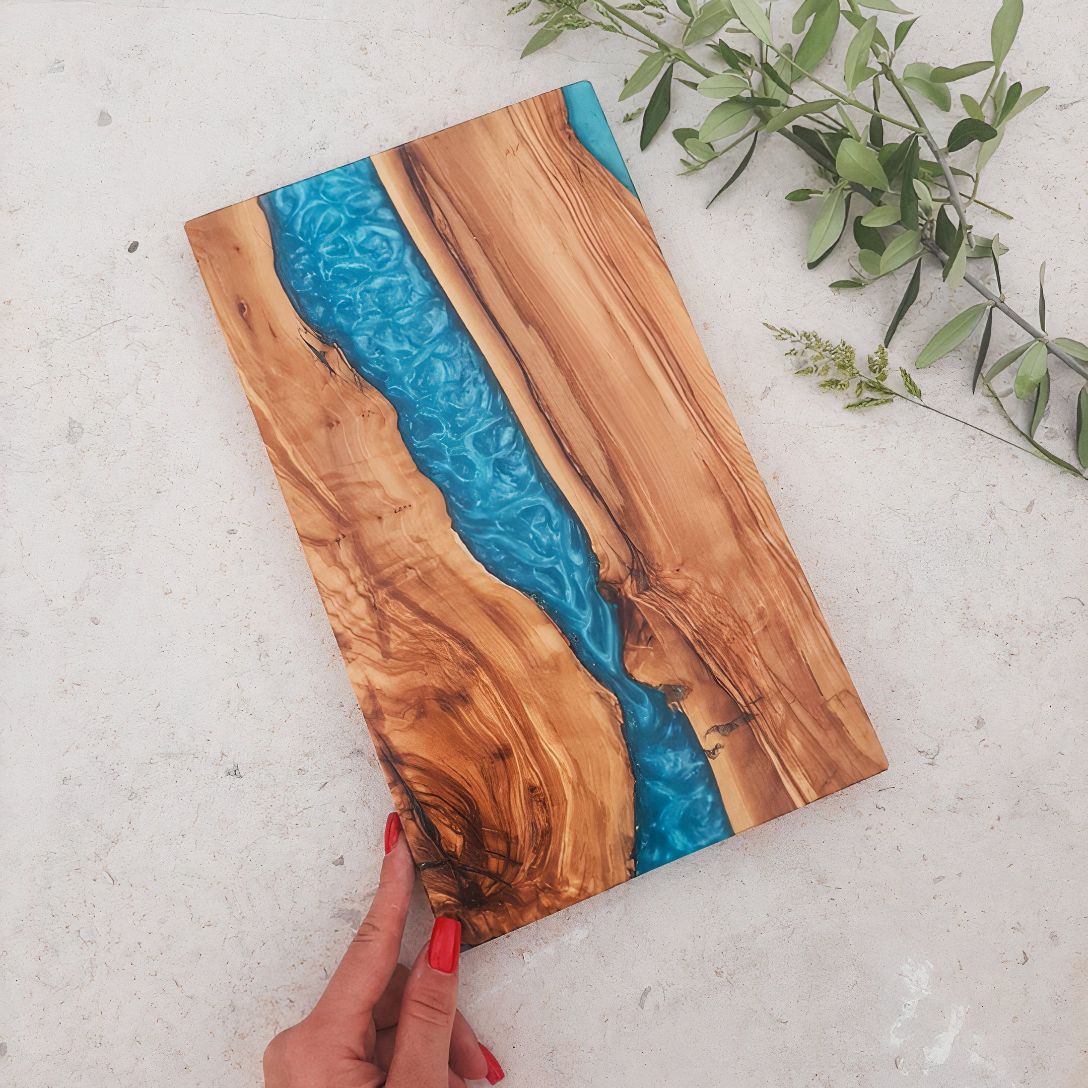Epoxy River Cutting Board