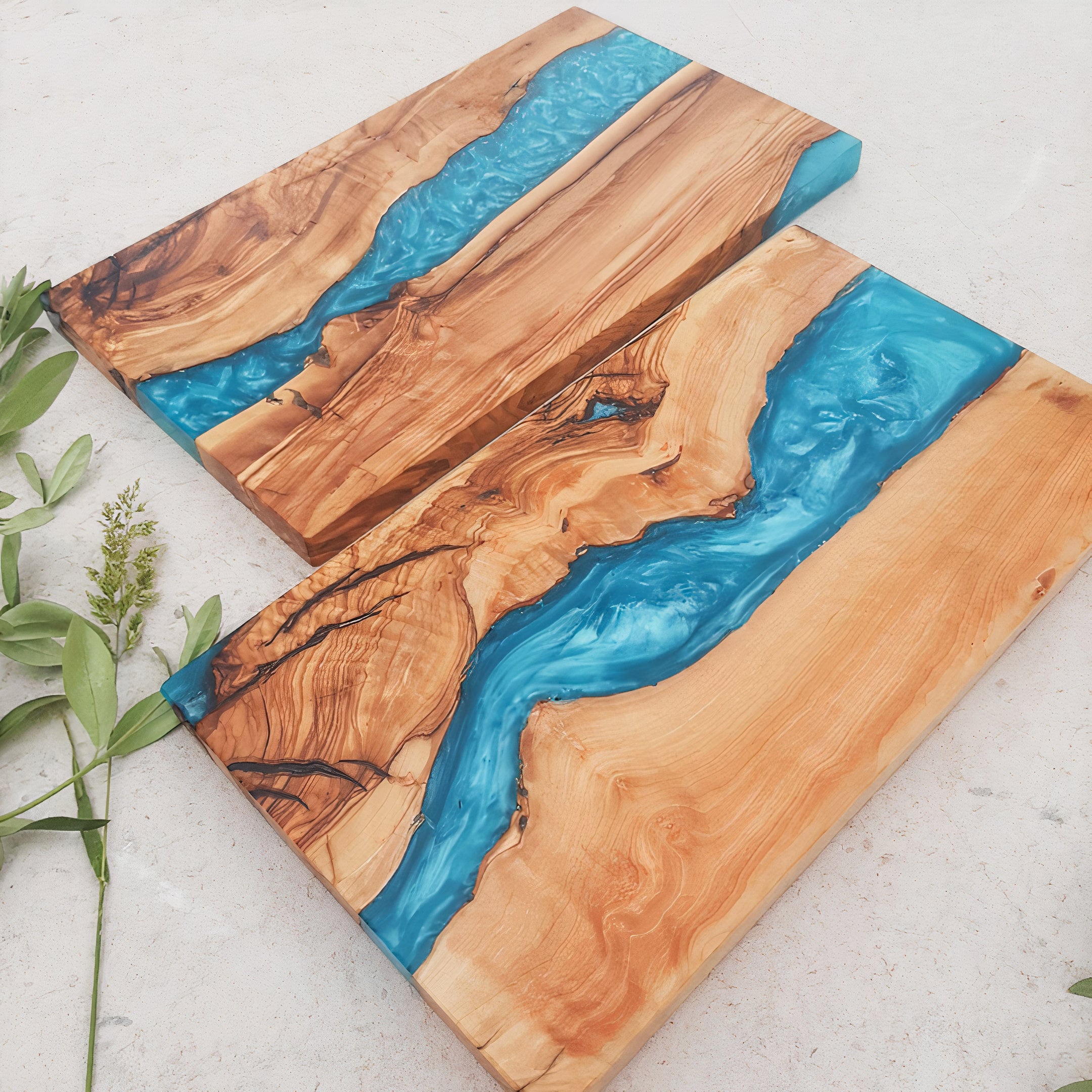 Epoxy River Cutting Board
