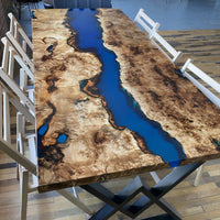 Aqua River Resin Dining Table thumbnail