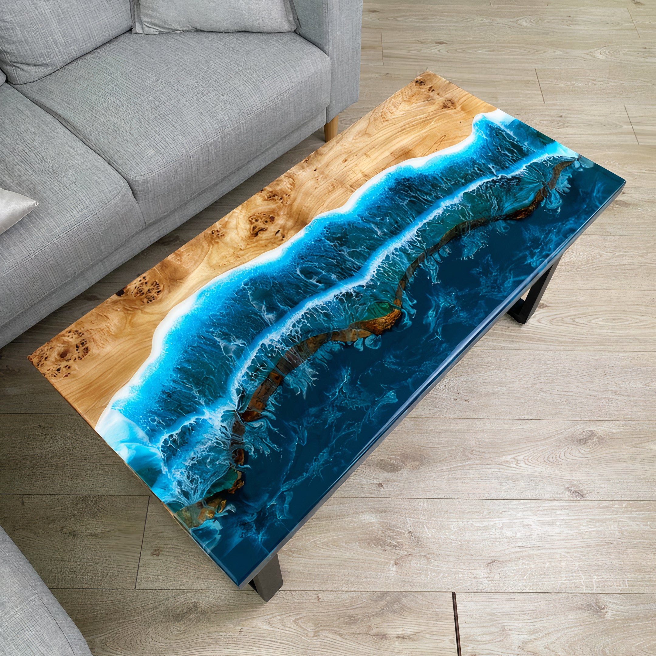Beachfront Bliss Resin Dining Table