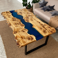 Live Edge Wood Epoxy Table thumbnail