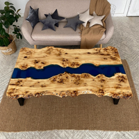 Live Edge Wood Epoxy Table thumbnail