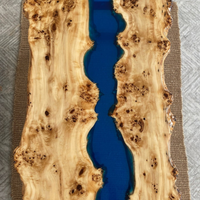 Live Edge Wood Epoxy Table thumbnail