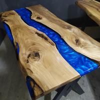 Wood Epoxy Dining Room Table thumbnail