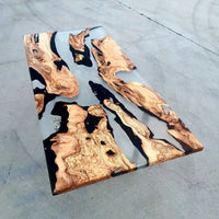Epoxy Olive Transparent Dinning Table thumbnail