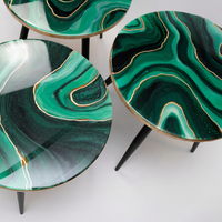 Malachite green coffee table thumbnail