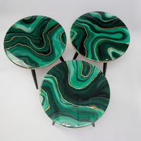 Malachite green coffee table thumbnail