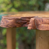 Green Epoxy Olive Wood Coffee Table thumbnail