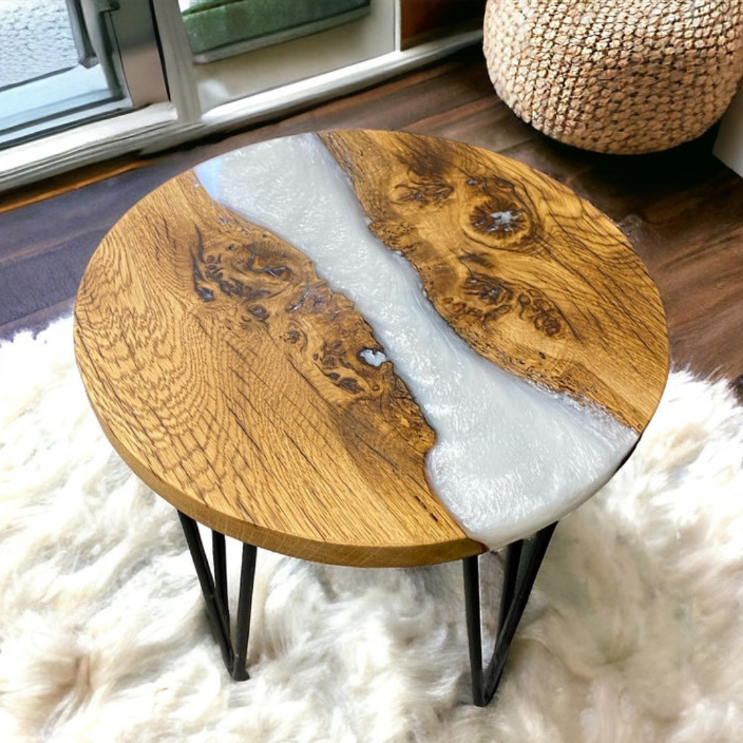 Oak & Epoxy Resin CoffeeTable