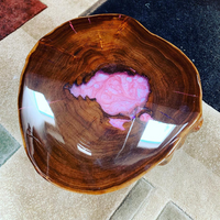 Amethyst Glow Live Edge Side Table thumbnail
