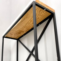 Pearl White Epoxy Console table thumbnail
