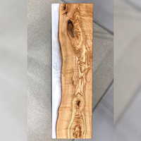 Pearl White Epoxy Console table thumbnail
