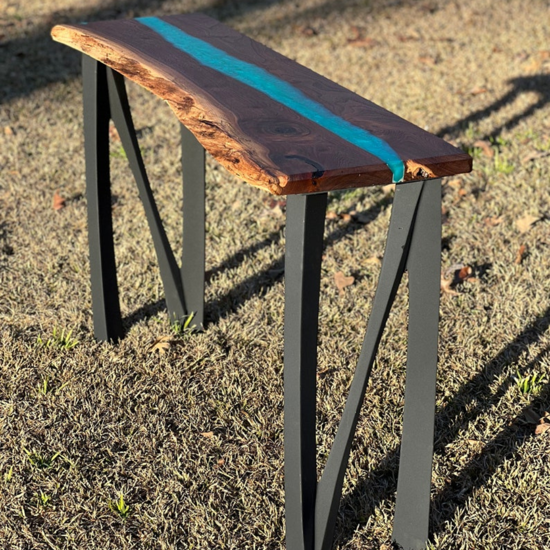 Walnut River Console Table