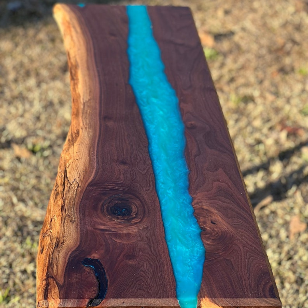 Walnut River Console Table