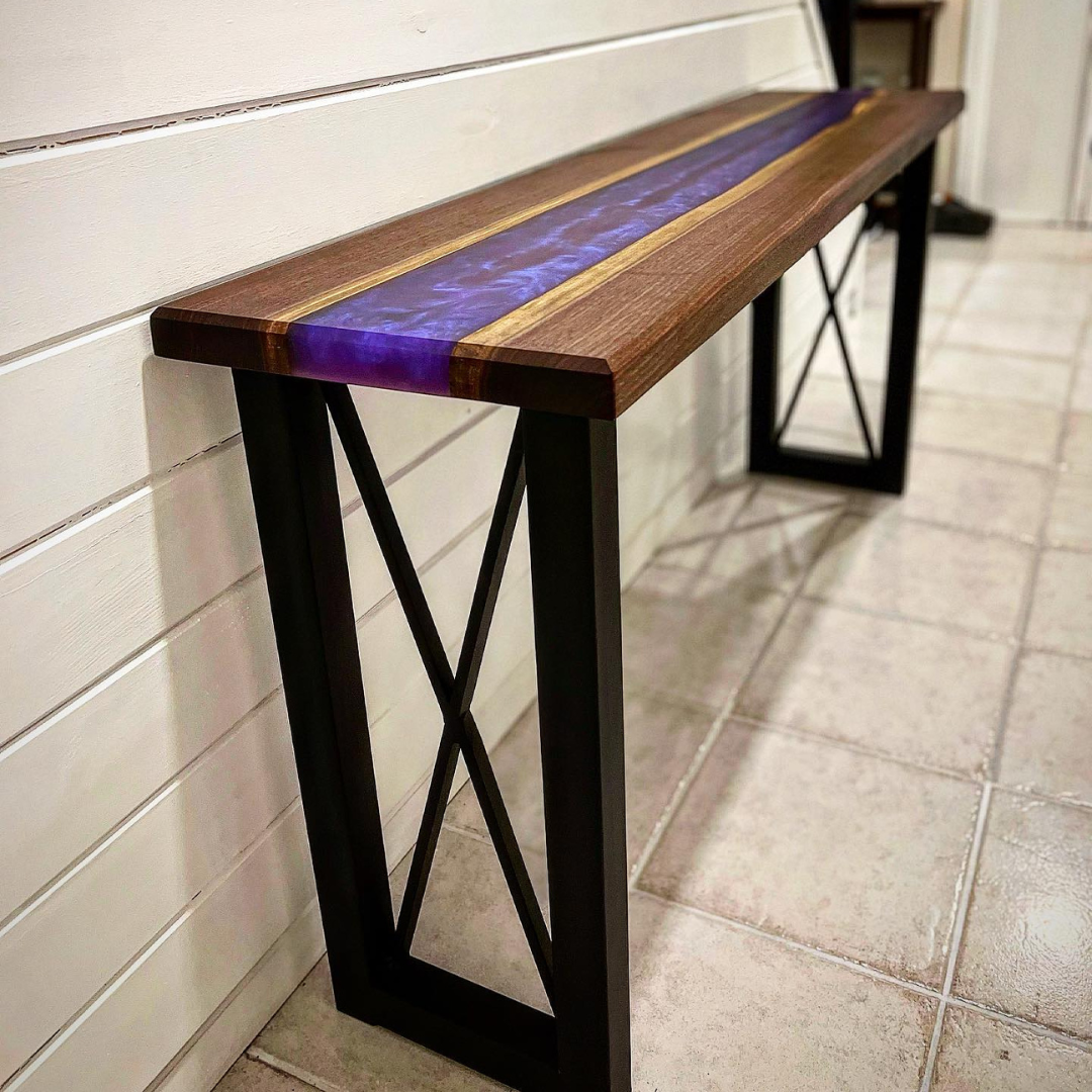 Purple River Console Table