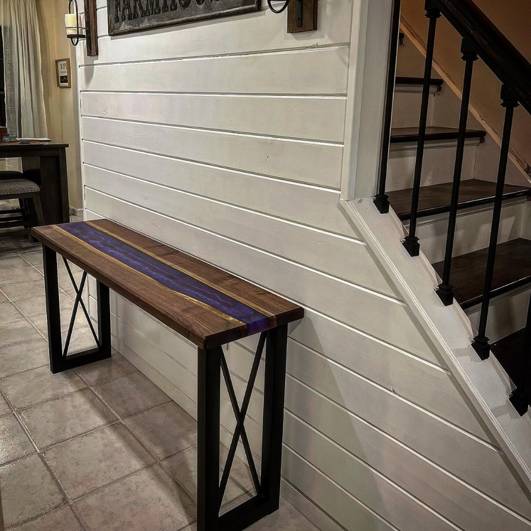 Purple River Console Table