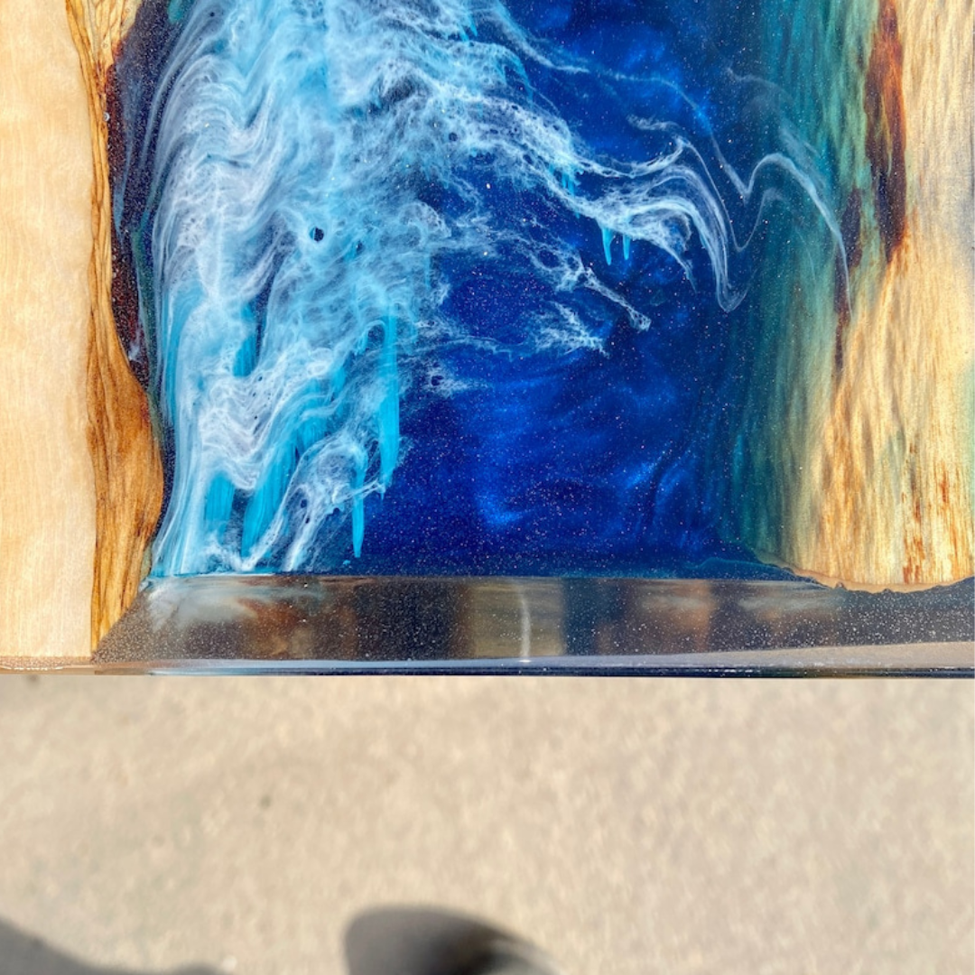 River Waterfall Console Table