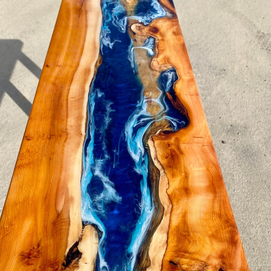 River Waterfall Console Table