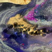 Geode Epoxy River Console Table thumbnail