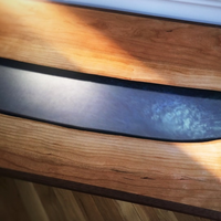 Cherry River Console Table With Blue Resin/Epoxy thumbnail