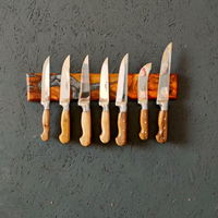 Resin and Olive Wooden Knife Holder, thumbnail
