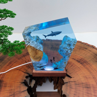 Large Whale Shark Resin Lamp thumbnail