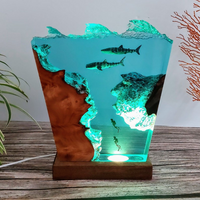 Epoxy Whale Shark Resin Lamp thumbnail