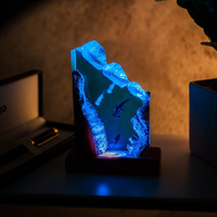 Transparent Resin Hammerhead Epoxy Lamp thumbnail