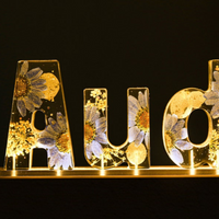 Custom Dried Flower Epoxy Night Light thumbnail