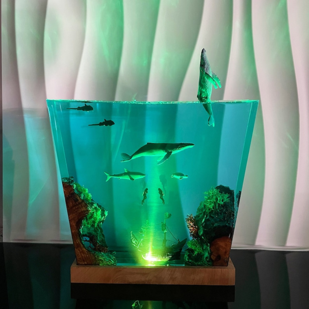 Large Epoxy Lamp