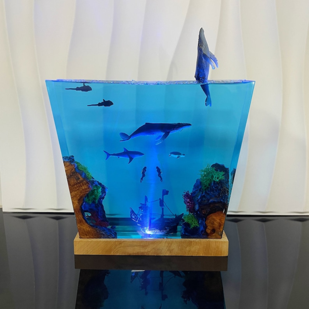 Large Epoxy Lamp