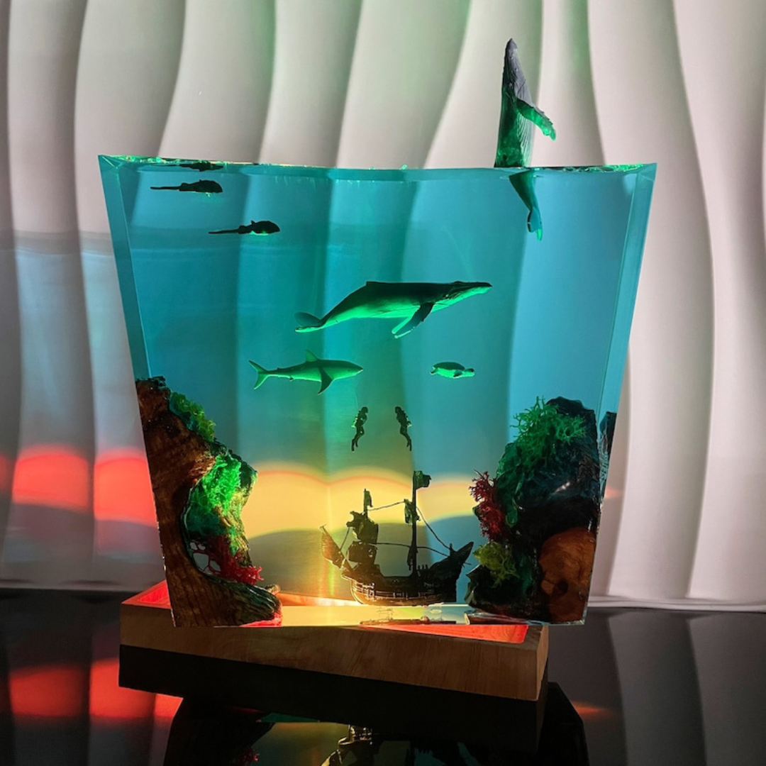 Large Epoxy Lamp