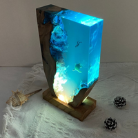 Diver And Turtle Epoxy Night Light thumbnail