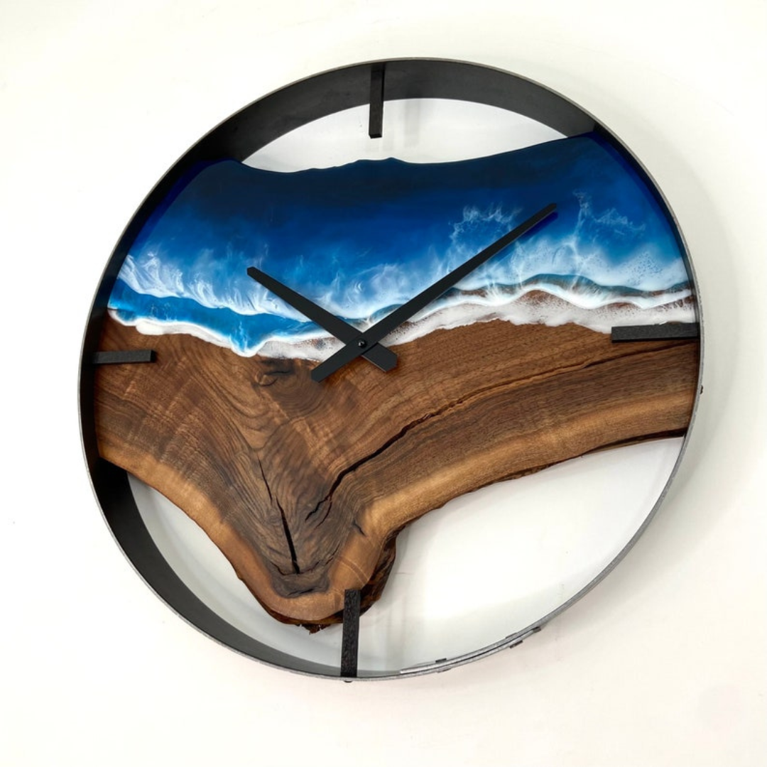 Life’s a Beach Epoxy Wall Clock