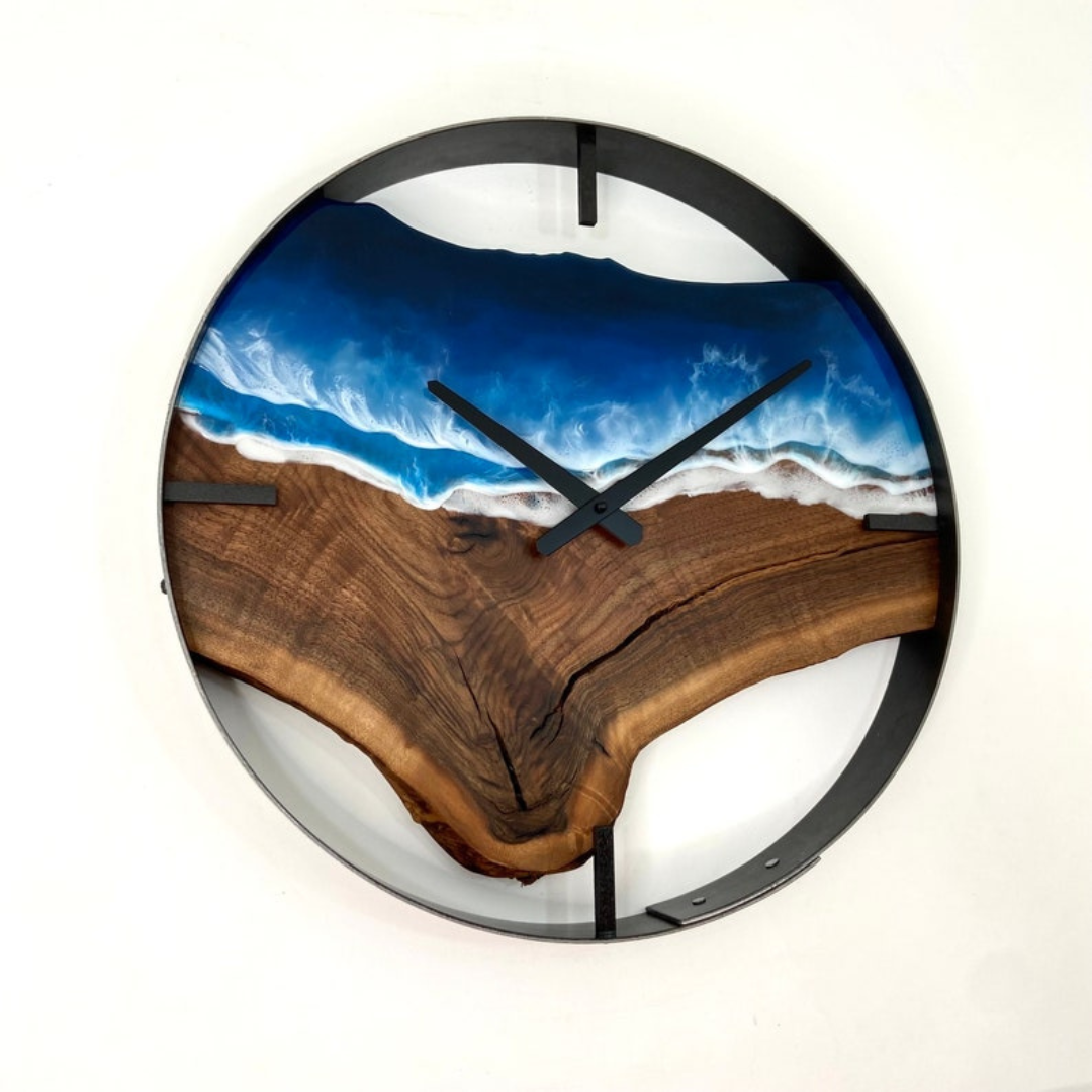 Life’s a Beach Epoxy Wall Clock