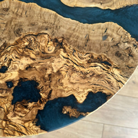 Blue Rustic River Epoxy Coffee Table thumbnail