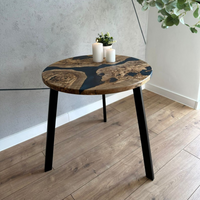 Blue Rustic River Epoxy Coffee Table thumbnail