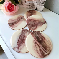 Beige Epoxy Coasters thumbnail